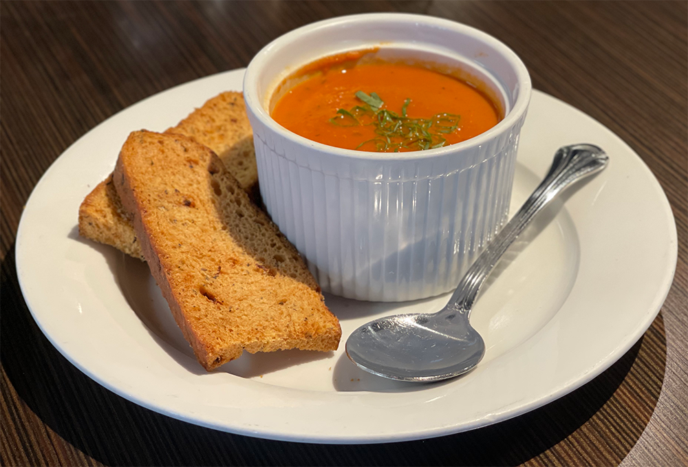Tomato Basil Soup at The Cheese Board